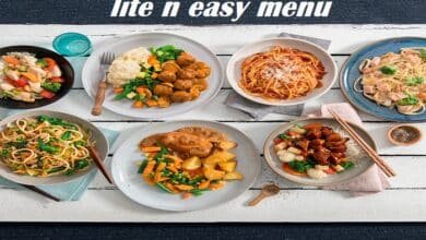 lite n easy menu