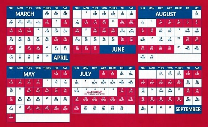 philadelphia phillies schedule